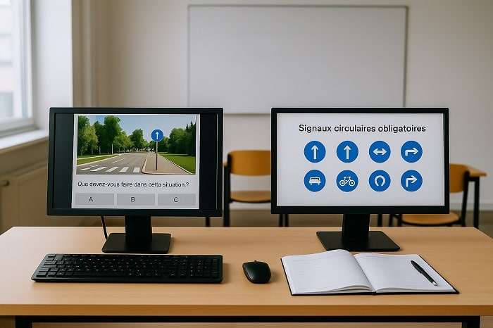 Cours de théorie en présentiel ou en ligne, que choisir