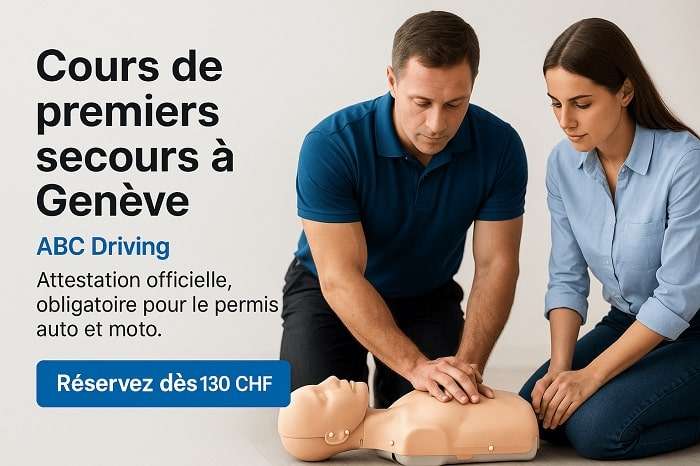 Cours de premiers secours à Genève